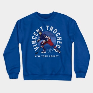 Vincent Trocheck New York R Emblem Crewneck Sweatshirt